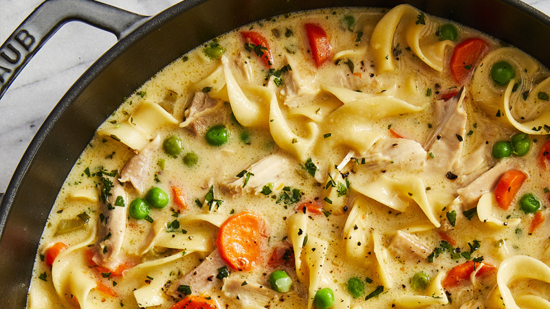 Creamy Chicken Noodle Soup