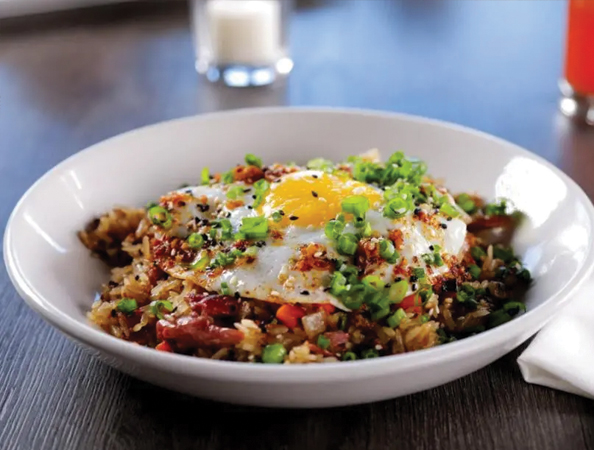 Duck Confit Fried Rice with Rayu